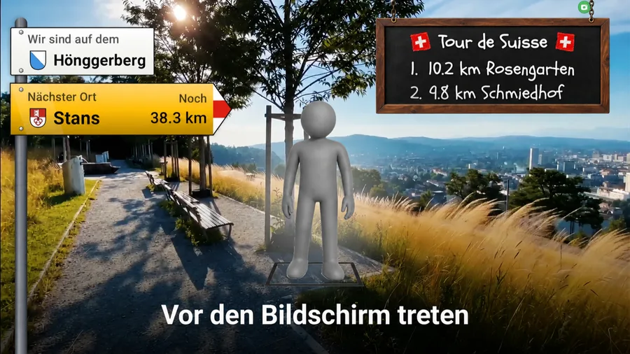 Tour-de-Suisse-Rangliste auf dem Movoya-Bildschirm